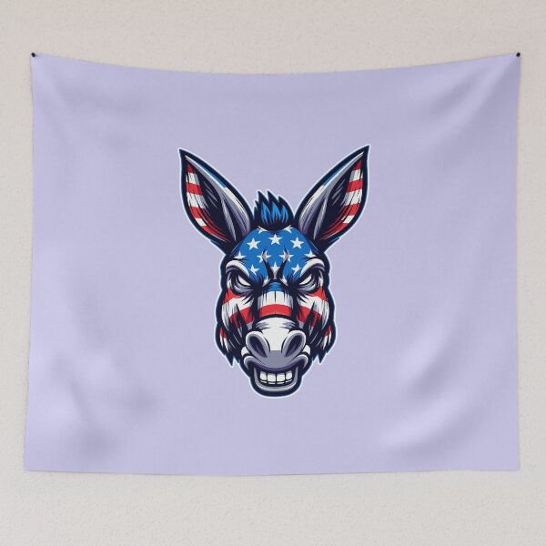 Item preview, Fierce Donkey Mascot – Democratic Party Symbol designed and sold by 3Tubes.