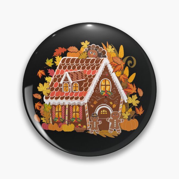Item preview, Gingerbread House Autumn Season Gingerbread Thanksgiving designed and sold by Cute & Sassy Custom Gifting Boutiques.