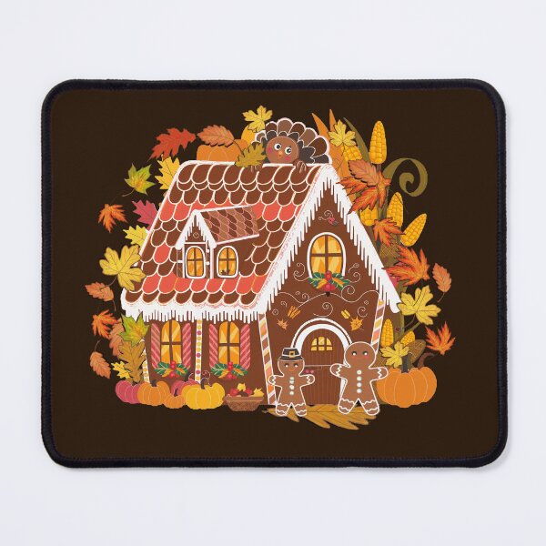Item preview, Gingerbread House Autumn Season Gingerbread Thanksgiving designed and sold by Cute & Sassy Custom Gifting Boutiques.