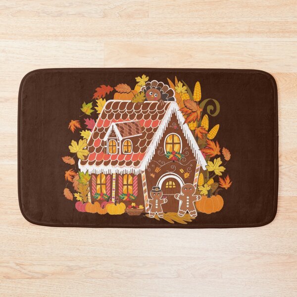Item preview, Gingerbread House Autumn Season Gingerbread Thanksgiving designed and sold by tamdevo1.