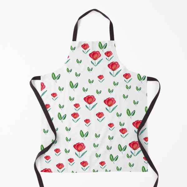 Item preview, Tulip Garden - Red & Green designed and sold by Shalini Bisht.
