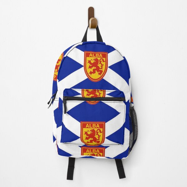 Item preview, Dark Blue Scottish Saltire Flag with 'ALBA' Lion Shield (Bratach shalainn dhughorm na h-Alba le sgiath leòmhann 'ALBA') designed and sold by JonathanR1994.