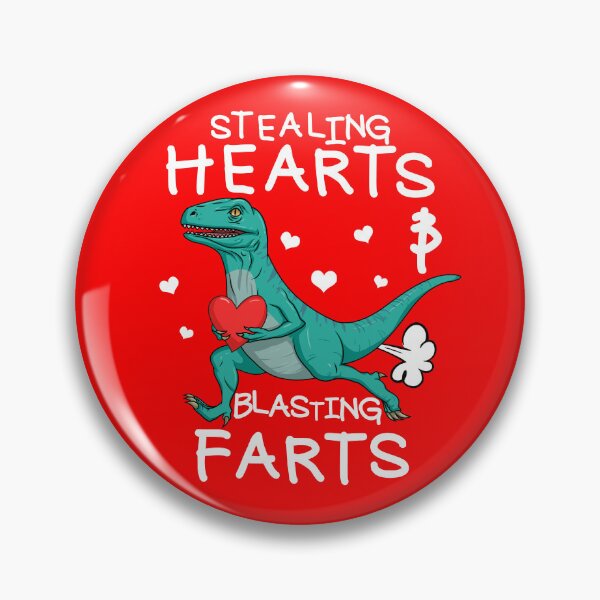 Item preview, Stealing Hearts And Blasting Farts Boys Valentine Raptor Gear designed and sold by DynamicDesign.