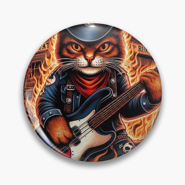 Item preview, Bassist cat designed and sold by Wathchild9210.