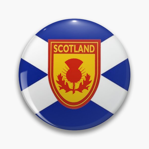 Item preview, Dark Blue Scottish Saltire Flag with 'Scotland' Thistle Shield designed and sold by JonathanR1994.
