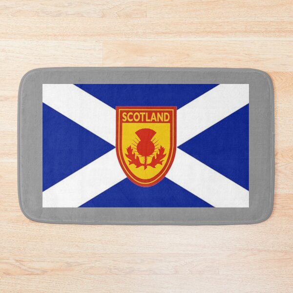 Item preview, Dark Blue Scottish Saltire Flag with 'Scotland' Thistle Shield designed and sold by JonathanR1994.