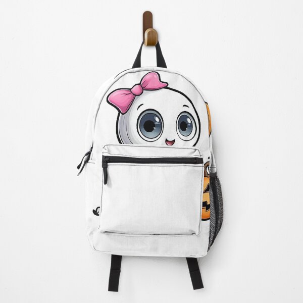 Item preview, A cute ghost with a pink bow interacting with a carve designed and sold by youme63.