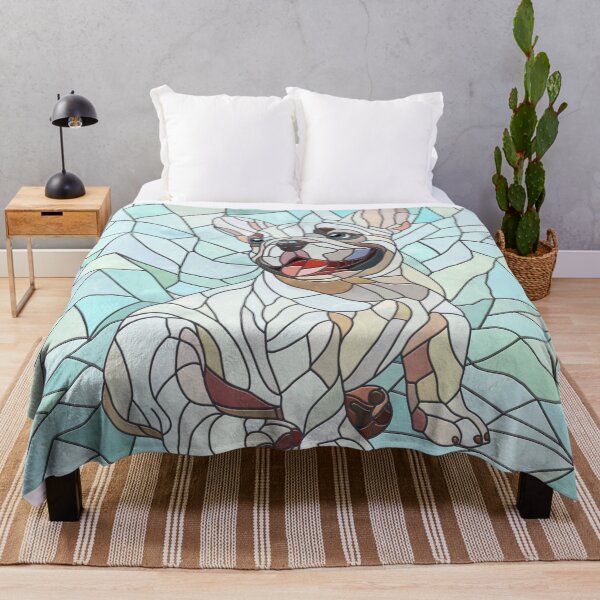 Item preview, Cute French Bulldog Puppy - pastel mosaic designed and sold by k9printart.