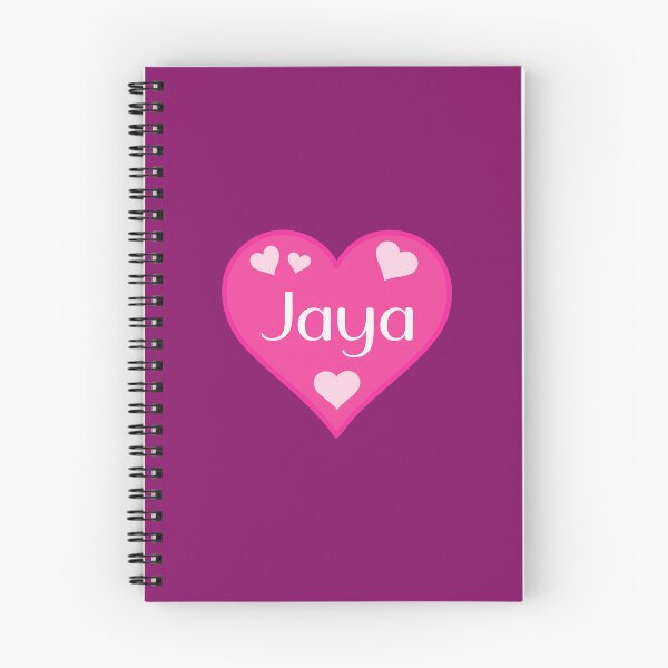 Item preview, Jaya Name Pink Heart  designed and sold by Jeallan Designs.
