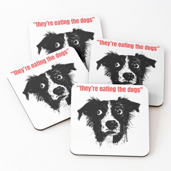 Item preview, They’re Eating the Dogs T-Shirt | Funny Political Parody | Cool Graphic Tee | Casual Wear | Unique Gift Idea designed and sold by Loffartdesign.