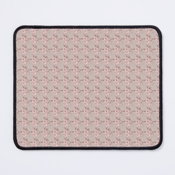 Item preview, Faux Embroidery Floral Stripes of Pastel Pink Flowers designed and sold by FlowerMeFlorals.