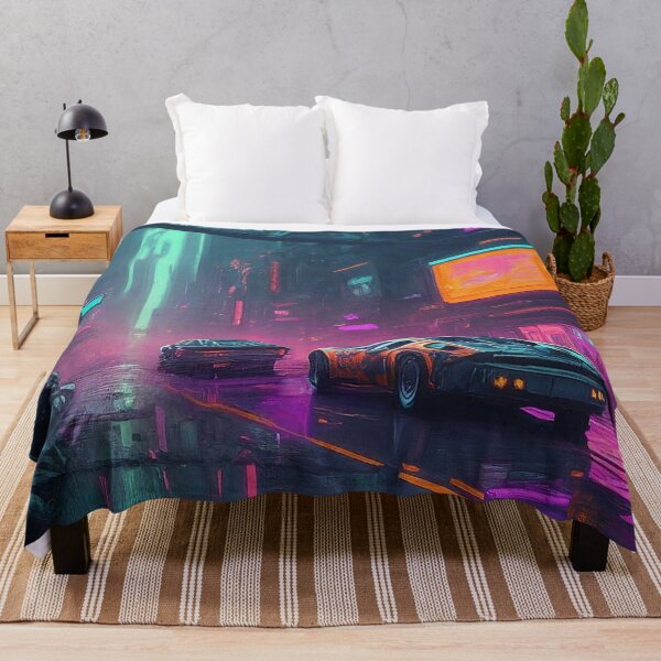 Item preview, Sleek neon cyberpunk cars designed and sold by GabrielWest.