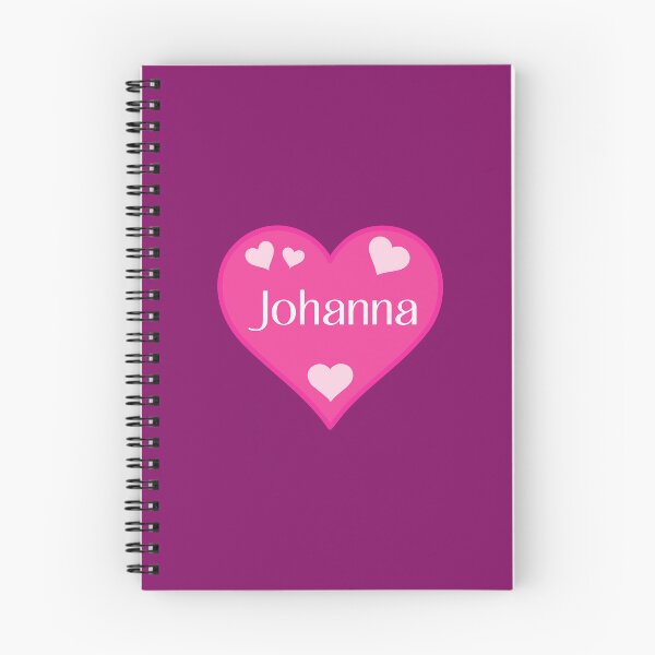 Item preview, Johanna Name Pink Heart  designed and sold by Jeallan Designs.