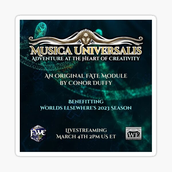 MU1: The Heart of Creativity Poster (2023) Sticker