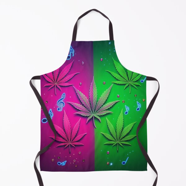 Item preview, Colorful Neon Pink & Green Pot Leaves  designed and sold by JLEmporium.