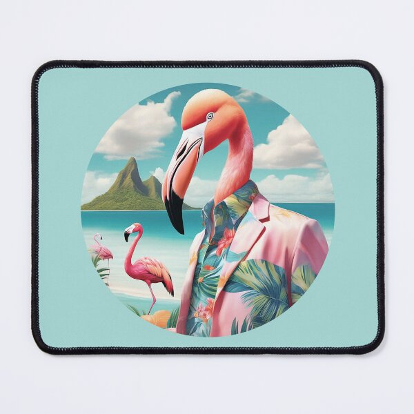 Item preview, Flamingo Paradise: Surreal Tropical Vibes Art Print & Apparel designed and sold by Vin Zzep.