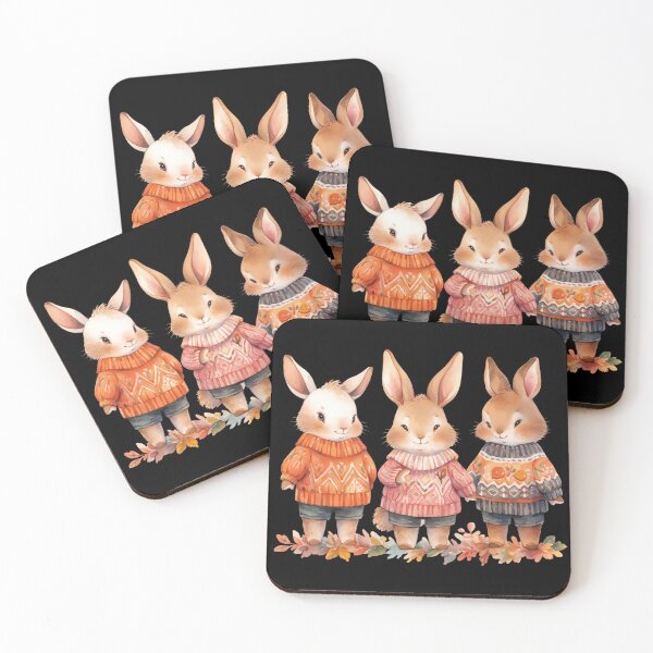 Item preview, Rabbits Fall Friends designed and sold by MirucaDesign.