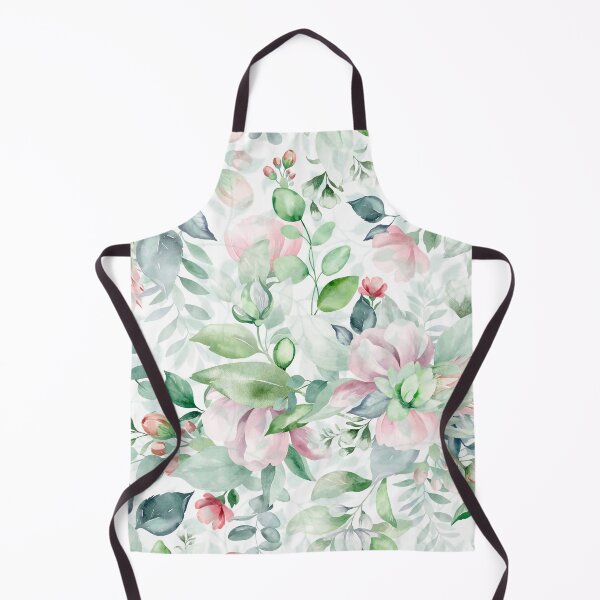 Item preview, Abstract Red and Green Watercolor Florals designed and sold by AlexeyevZurga.
