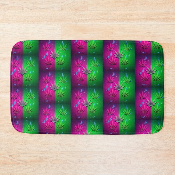 Item preview, Colorful Neon Green & Pink Marijuana Leaves - Multi designed and sold by JLEmporium.