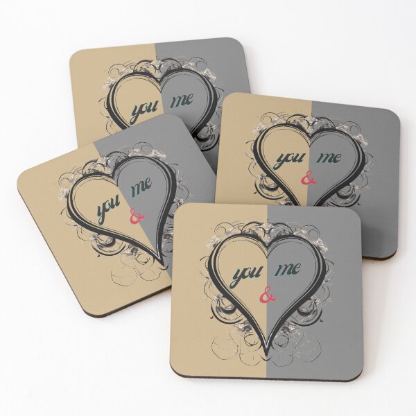 Item preview, “you & me” HEART DESIGN designed and sold by asudesign.
