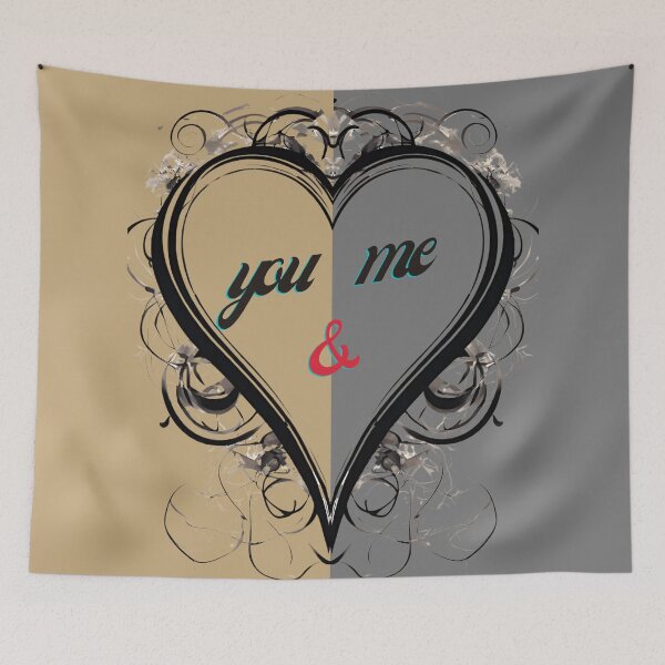 Item preview, “you & me” HEART DESIGN designed and sold by asudesign.