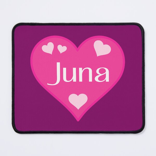Item preview, Juna Name Pink Heart designed and sold by Jeallan Designs.