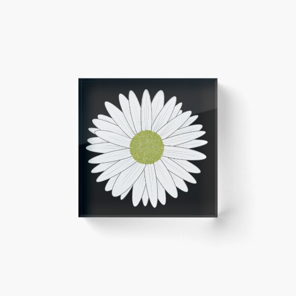 Item preview, White DAISY flower designed and sold by RobertPiexp.