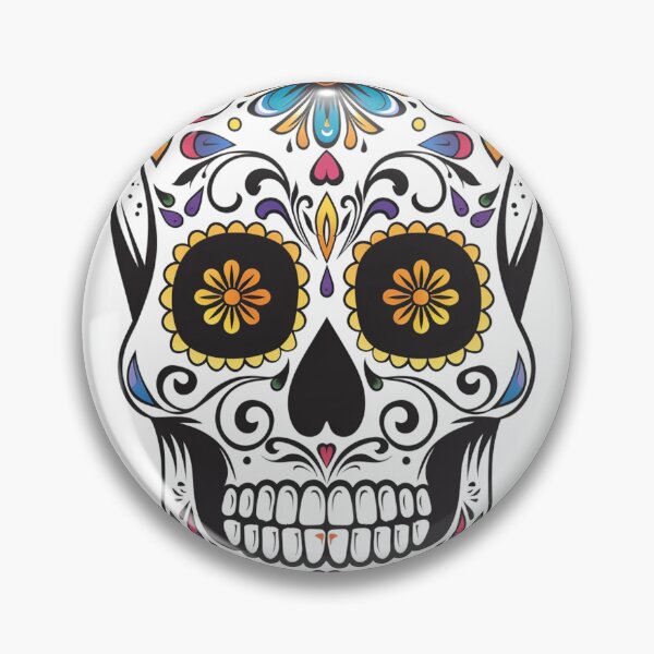 Item preview, Day of the Dead Skull 187 designed and sold by AstroRisq.