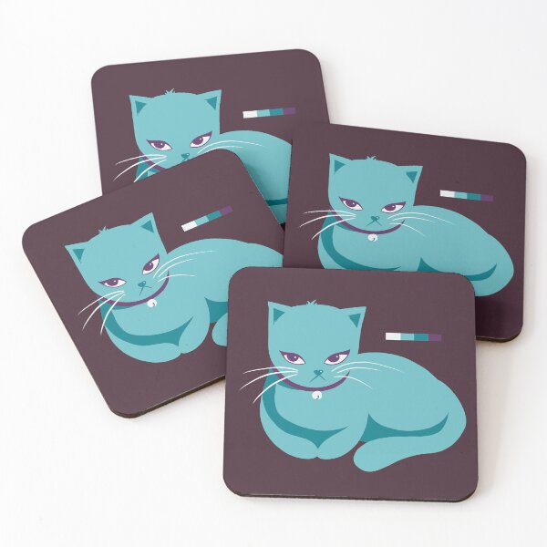 Aperçu de l'œuvre Chat bleu impertinent créée et vendue par night-inklings.