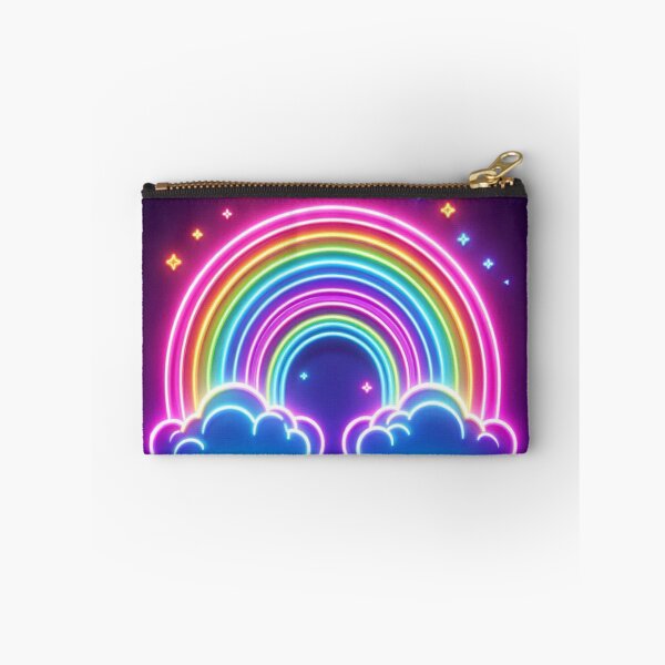 Item preview, Neon Cute Rainbow with Clouds on Both Ends for all Occassions and Daily Lifestyle designed and sold by erkabees.