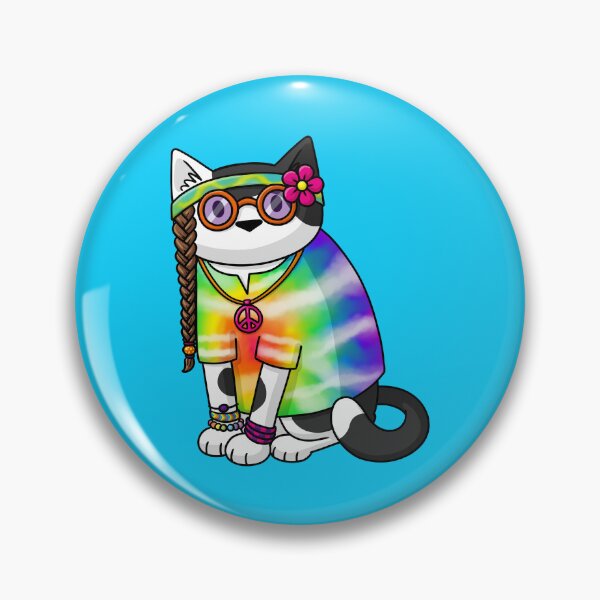 Item preview, Hippy Cat designed and sold by doodlecats.