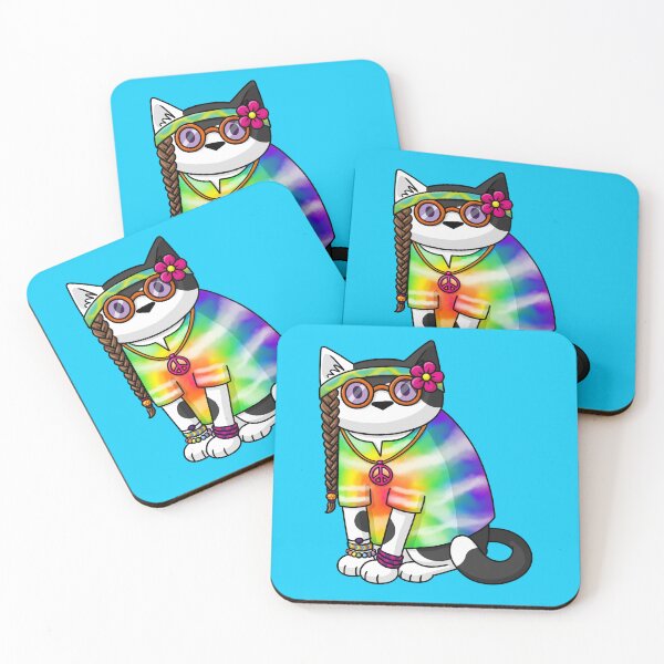 Item preview, Hippy Cat designed and sold by doodlecats.