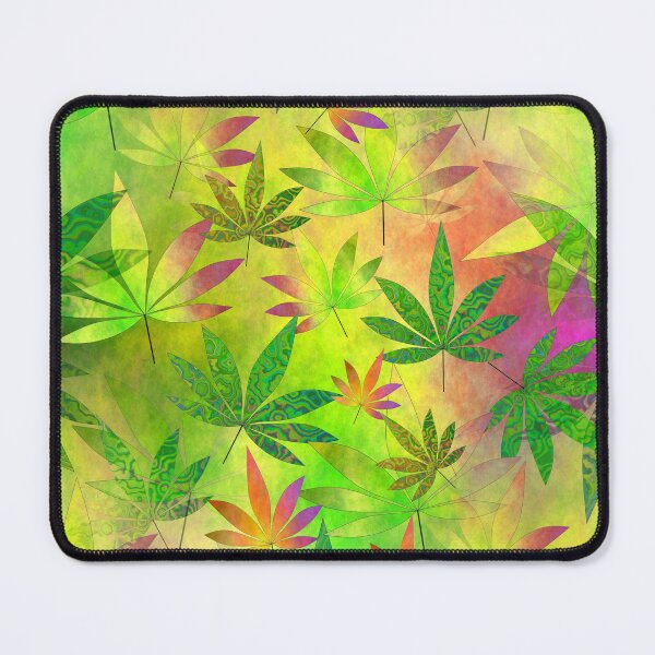 Item preview, Green Weed Leaf designed and sold by Sartoris Art.