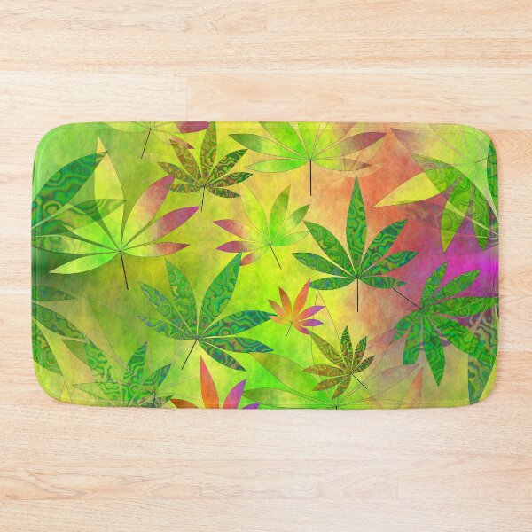 Item preview, Green Weed Leaf designed and sold by Sartoris Art.