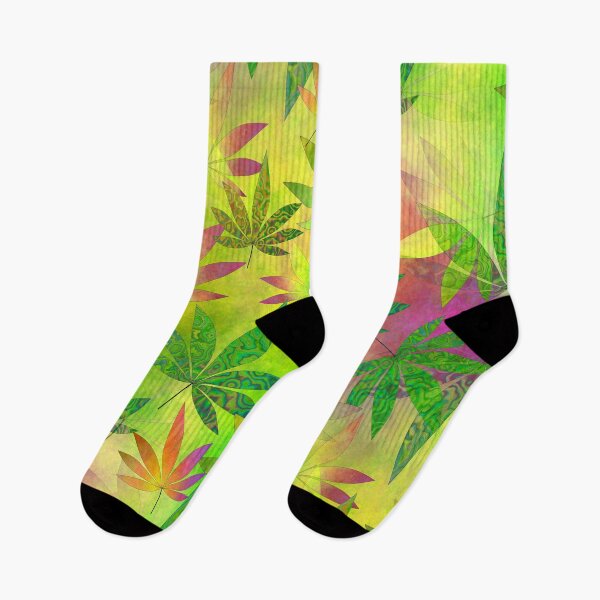 Item preview, Green Weed Leaf designed and sold by Sartoris Art.