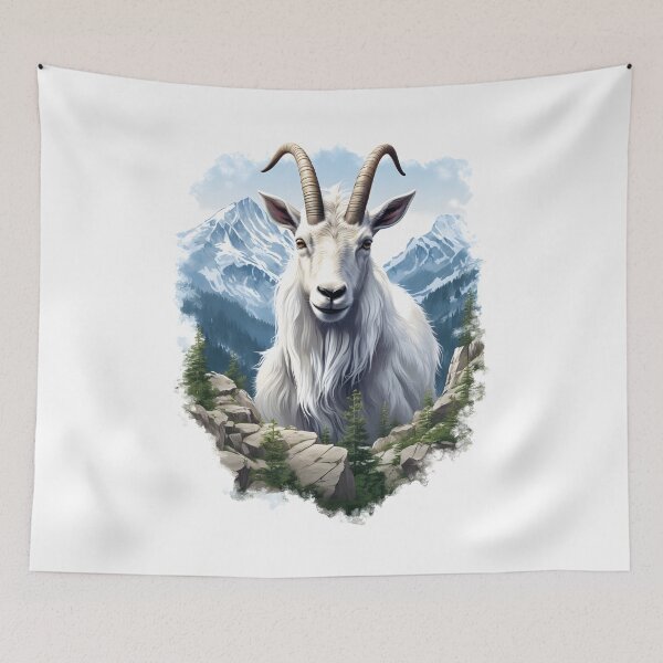 Item preview, Mountain goat, snow goat designed and sold by DerSenat.
