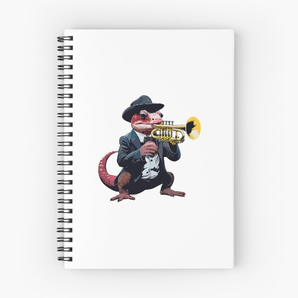 Item preview, Salamander playing the trumpet designed and sold by Maaatl.