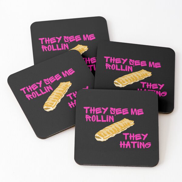 Item preview, They See Me Rollin' They Hating Sausage Roll designed and sold by TiffinByLK.