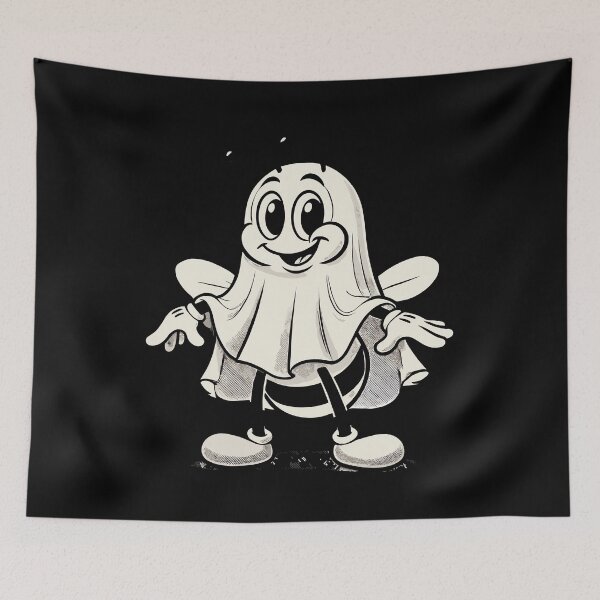 Item preview, Funny Bee Ghost Cute Ghost Bee designed and sold by LuminOrb.