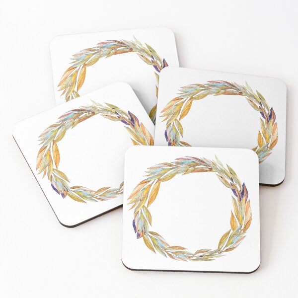 Item preview, Watercolor willow wreath designed and sold by SpottedPilot.