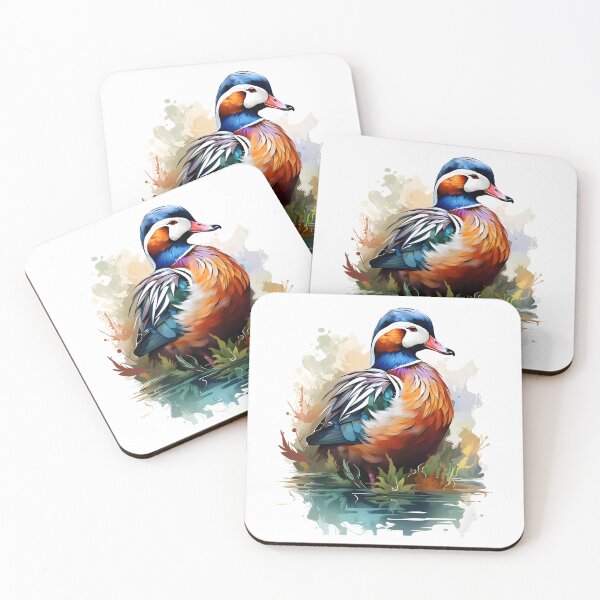 Item preview, Mandarin duck, colorful duck designed and sold by DerSenat.