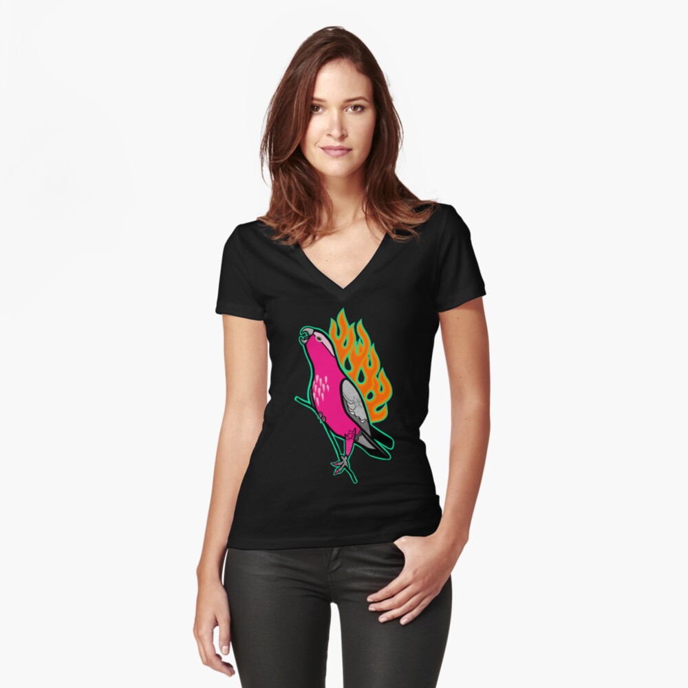 Item preview, Fitted V-Neck T-Shirt designed and sold by KatScarlet.