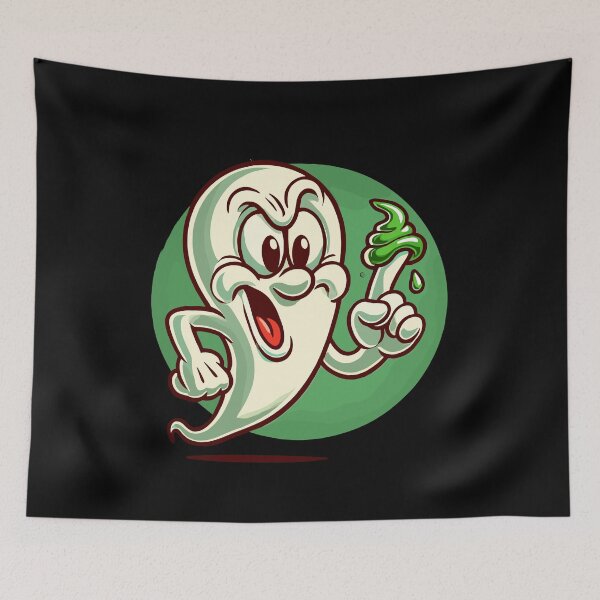 Item preview, Funny Booger Ghost Retro Cartoon Style Booger designed and sold by LuminOrb.