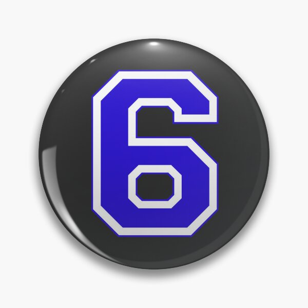 Item preview, Varsity Number 6 designed and sold by rogue-design.