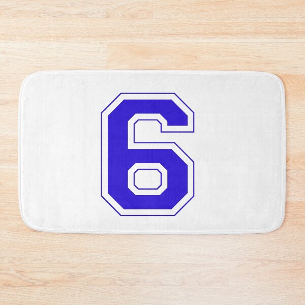 Item preview, Varsity Number 6 designed and sold by rogue-design.