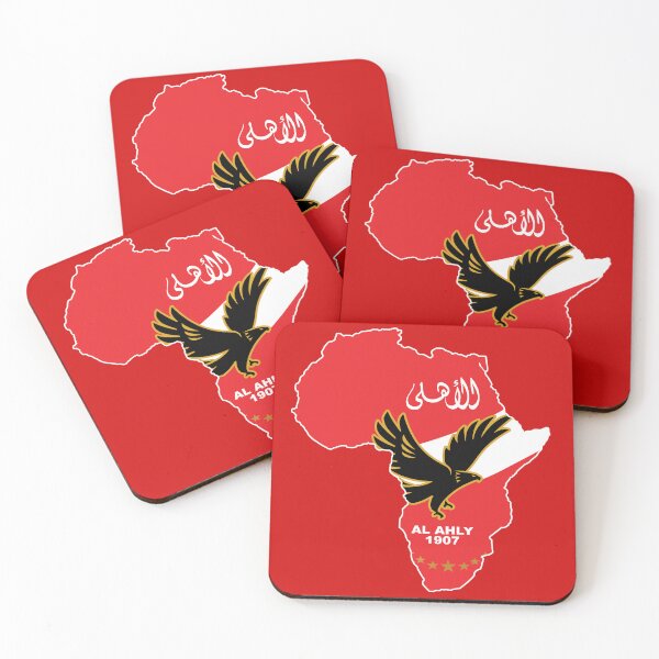 Item preview, Al Ahly Egypt FC Football Club Africa Continent Shape designed and sold by HeeShirt.