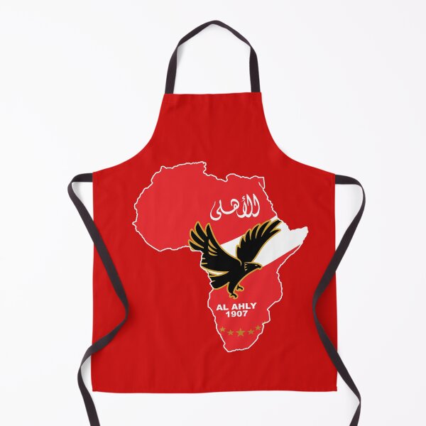 Item preview, Al Ahly Egypt FC Football Club Africa Continent Shape designed and sold by HeeShirt.