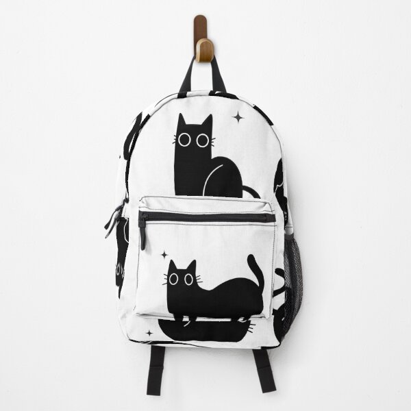 Item preview, black cats cute star graphic illustration designed and sold by NovamoonStudio.