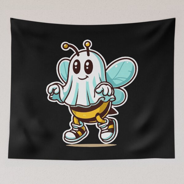 Item preview, Funny Bee Ghost Cute Ghost Bee designed and sold by LuminOrb.