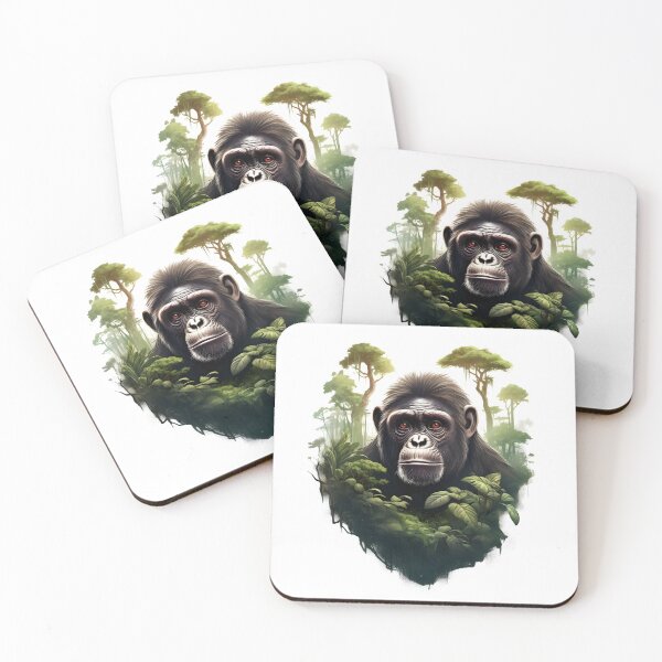 Item preview, Bonobo monkey, chimpanzee designed and sold by DerSenat.